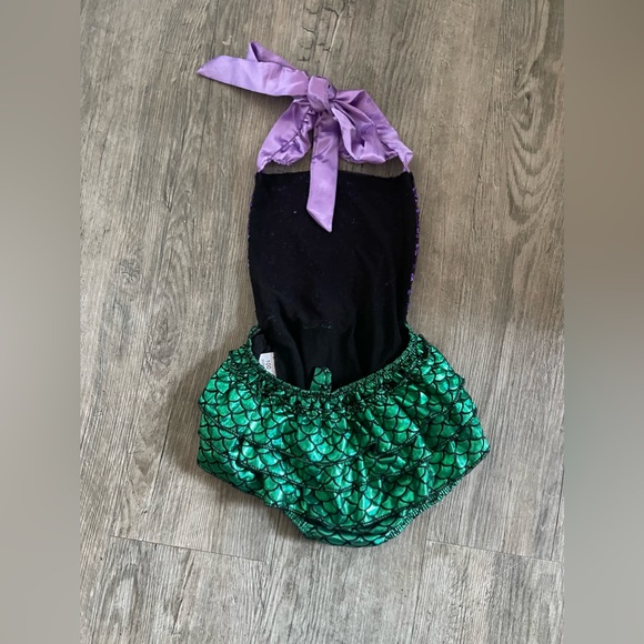 Baby girl Little Mermaid sequined Romper - Picture 2 of 2